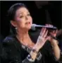  ?? THE ASSOCIATED PRESS ?? Crystal Gayle performs at the Country Music Hall of Fame Inductions in Nashville, Tenn., on Oct. 21, 2012.