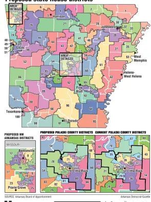  ?? ?? Proposed state House districts