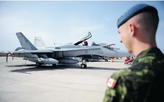  ?? The Canadian Press/ File ?? The Royal Canadian Air Force will likely be flying its CF- 18 jets well into the 2020s.