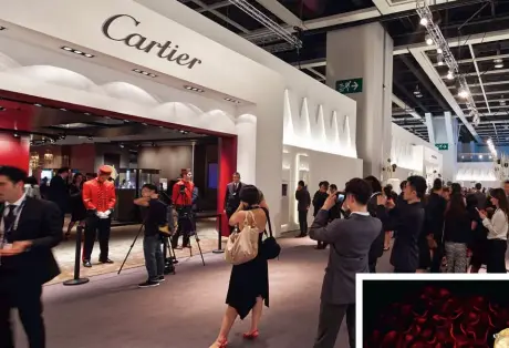  ??  ?? HELLO HONG KONG CARTIER’S BOOTH AT WATCHES & WONDERS