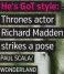  ?? PAUL SCALA/ WONDERLAND ?? He’s GoT style: Thrones actor Richard Madden strikes a pose