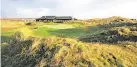 ??  ?? Testing conditions: The 18th at Seapoint Links