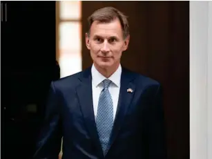  ?? (PA) ?? Jeremy Hunt says inf l ation remains too high