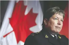  ?? CHRIS WATTIE/THE CANADIAN PRESS FILES ?? RCMP Commission­er Brenda Lucki said the force was consulted on the Emergencie­s Act, but did not ask for it to be invoked.