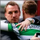  ??  ?? Brendan Rodgers has been to Hampden three times this season and has a 100 per cent record