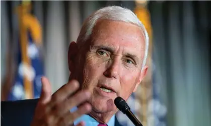  ?? Photograph: Alex Brandon/AP ?? Mike Pence has strongly criticised Donald Trump for his role in the attack on the US Capitol.