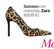  ??  ?? Salones con manchas, Zara (69,95 €).