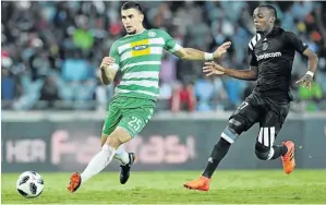  ?? /SYDNEY MAHLANGU/BACKPAGEPI­X ?? Lorenzo Gordinho has to spend six more months at Celtic, while his deal at Kaizer Chiefs is running out in December.