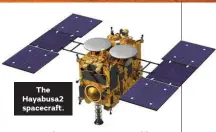  ??  ?? The Hayabusa2 spacecraft.