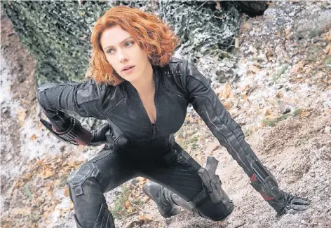  ?? FOTO: AP ?? Scarlett Johansson als Natasha Romanoff im neuen Avengers-Film „Age of Ultron“