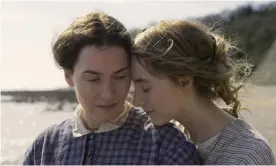  ??  ?? ‘I wasn’t making a biopic’ … Kate Winslet and Saoirse Ronan in Ammonite. Photograph: Lionsgate/See-Saw Films