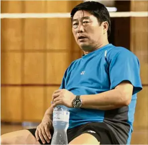  ??  ?? It’s time to go: Zhou Kejian tendered his resignatio­n as badminton singles coach yesterday.