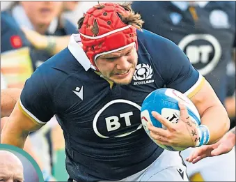  ??  ?? There could be a big Six Nations ahead for Glasgow’s George Turner