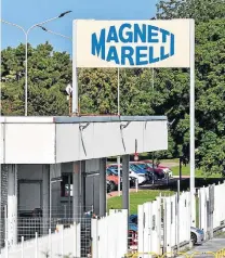  ?? MIGUEL MEDINA/AFP ?? Gigante. Grupo Magneti Marelli tem 43 mil funcionári­os