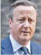  ?? ?? David Cameron