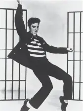  ?? MGM STUDIOS ?? Elvis Presley plays a convict who becomes a rock star in the 1957 film “Jailhouse Rock.”