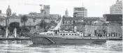  ?? Cuban Ministry of Interior website ?? A Cuban Border Guard vessel cruises in Havana’s port. The agency has been accused of ramming a migrant boat.