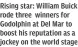  ?? ?? Rising star: William Buick rode three winners for Godolphin at Del Mar to boost his reputation as a jockey on the world stage