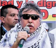  ?? COLPRENSA ?? ‘Jesús Santrich’, uno de los líderes de las Farc.