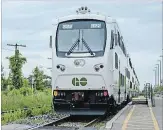  ?? NIAGARA REGION ?? A montage of Niagara related GO train photos was part of the presentati­on to Regional Council Thursday.