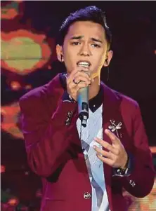  ??  ?? Aiman Tino is the youngest finalist at 18.