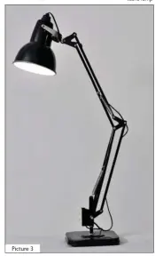  ??  ?? Picture 3 Picture 3: An easily available multi-position
table lamp