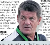  ??  ?? WARNING John Carver