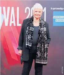  ?? Belfast. ?? Judi Dench at the premiere of