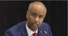  ?? ANDREW VAUGHAN/THE CANADIAN PRESS ?? Ahmed Hussen as immigratio­n minister was met with a positive response.