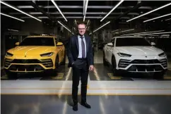  ??  ?? Stefano Domenicali, Chairman and Chief Executive Officer of Automobili Lamborghin­i