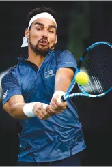  ??  ?? Fabio Fognini, 32 anni