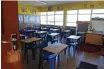  ?? COURTNEY AFRICA African News Agency (ANA) ?? TEACHERS’ unions say there are some fears going into term two for teachers with comorbidit­ies. |