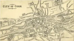  ??  ?? 1891 map of Cork city