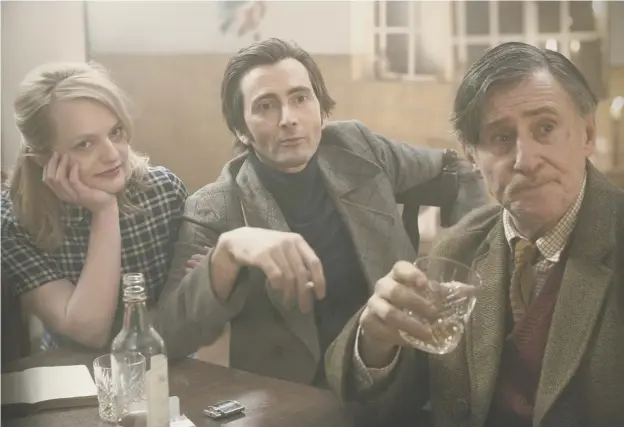  ??  ?? 0 David Tennant stars alongside Elisabeth Moss and Gabriel Byrne in the RD Laing biopic, Mad To Be Normal, which shows at the GFF next month