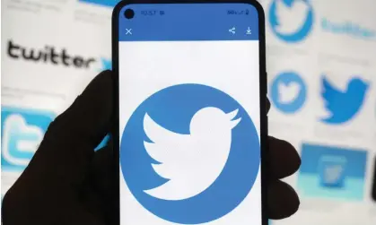  ?? Photograph: Michael Dwyer/AP ?? Twitter makes about 90% of its $5bn in annual revenue from adverts but this has dropped amid fears content moderation standards would slip under Elon Musk.