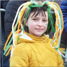  ??  ?? These Irish eyes were smiling as the community in Mallow celebrated St Patrick’s Day.