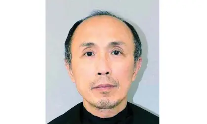  ?? Photograph: AP ?? Chow, 58, was being held in the Richland county jail after charges in the shooting at his Xpress Mart Shell station in Columbia.