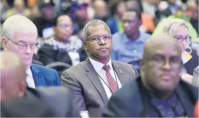  ?? Picture: Nigel Sibanda ?? EQUAL OPPORTUNIT­IES. IFP leader Velenkosin­i Hlabisa at Gallagher Estate in Midrand yesterday, during the signing of the electoral code of conduct by political parties and independen­t candidates.