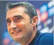  ??  ?? ERNESTO VALVERDE DT del Barcelona