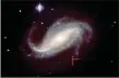  ??  ?? UPI A pair of red lines point to supernova 2016gkg discovered by an amateur astronomer in Argentina. The exploded star is located in the galaxy NGC 613.