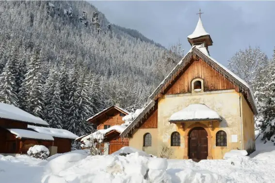  ??  ?? Up to a third of homes in this charming ski town have been snapped up by British buyers