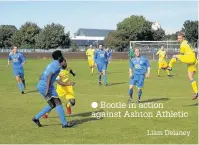  ?? Liam Delaney ?? Bootle in action against Ashton Athletic