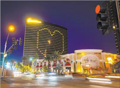  ?? Benjamin Hager Las Vegas Review-journal @benjaminhp­hoto ?? Matt Maddox, CEO of Wynn Resorts, sees hope for the reopening of the Wynn Las Vegas and Encore properties on the Strip.