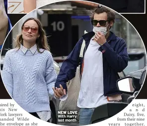  ?? ?? NEW LOVE With Harry last month