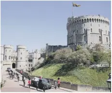  ?? PHOTO: GETTY ?? The Land Rover hearse at Windsor Castle.