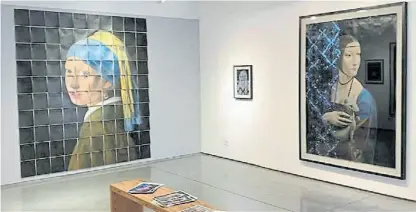  ?? GALERÍA OTTO ?? Otros clásicos. La reproducci­ón de pinturas extraordin­arias, que sin embargo incluyen nuevos mensajes.