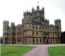  ?? Divulgação ?? Castelo de ‘Downton Abbey’ (Inglaterra), aberto para visita