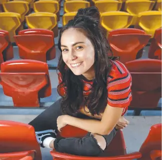  ?? Picture: AAP ?? Pop sensation Amy Shark is up for six ARIA awards next week.