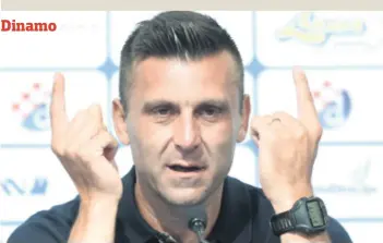  ?? SANJIN STRUKIĆ/ PIXSELL ?? Mario Cvitanović Trener Dinama bio je vrlo emotivan nakon pobjede nad Hajdukom