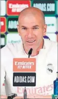  ??  ?? Zidane, ayer.